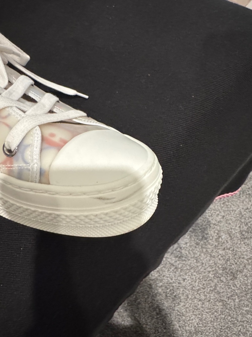 Dior Pastel Multicolor Oblique High-Top Sneakers B23 Monogram - Picture 9 of 12